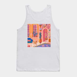 Exotic luxury hotel Tank Top